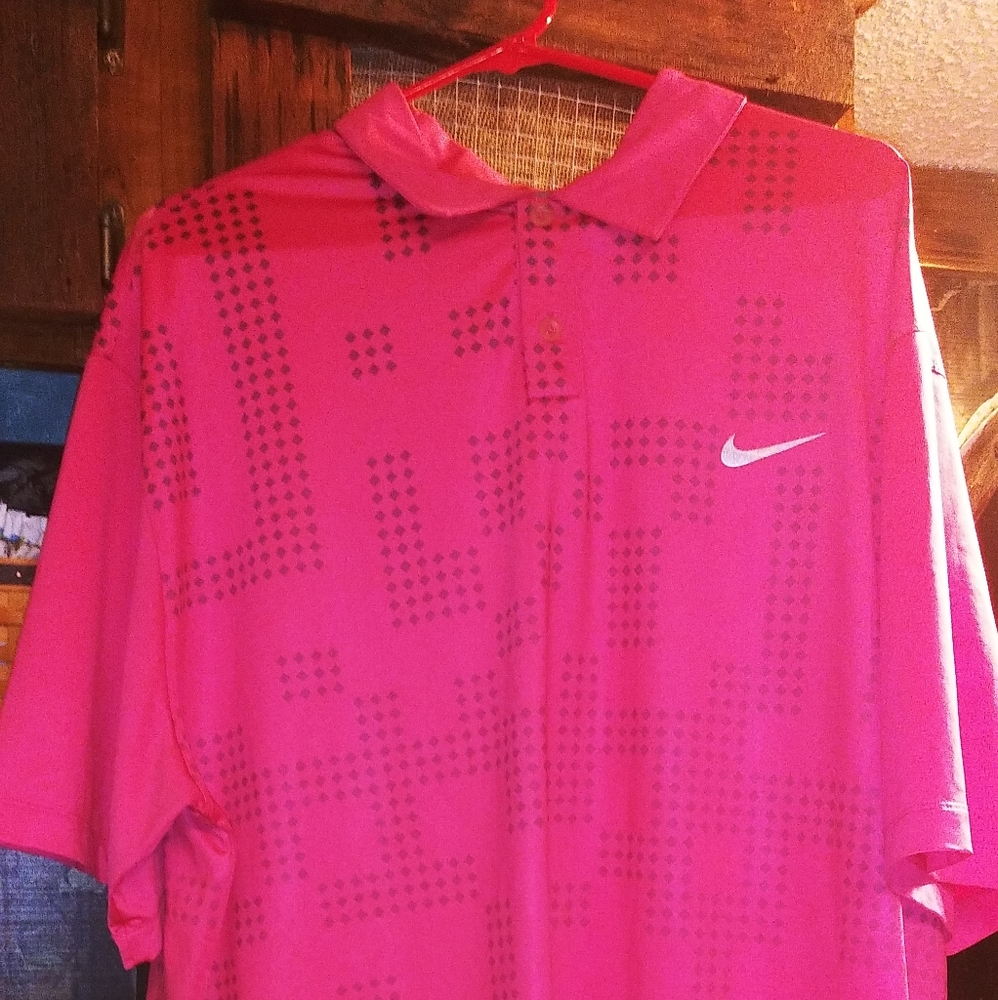 Mens nike golf dry fit shirt